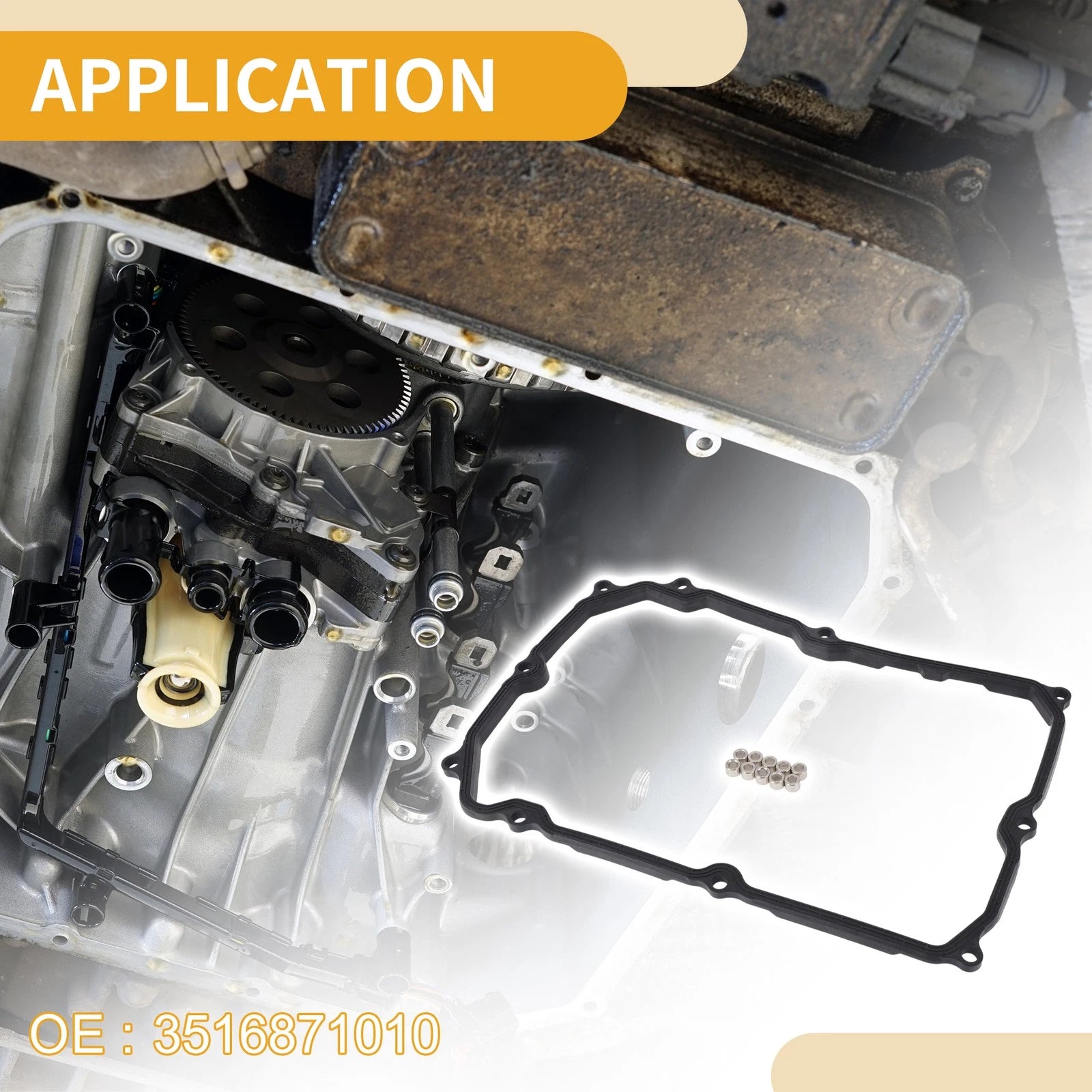 Transmission Filter Oil Pan Gasket for Toyota Land Cruiser (2015) - 3516871010