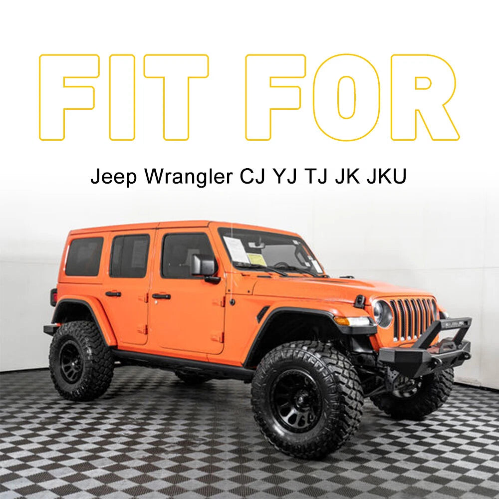 2x Adjustable Door Check Straps for Jeep Wrangler (CJ–JK)