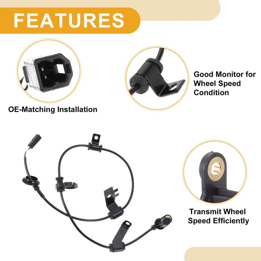 ABS Wheel Speed Sensor No. 5L8Z2C190AA for Ford Escape (2001–2007) Rear Right