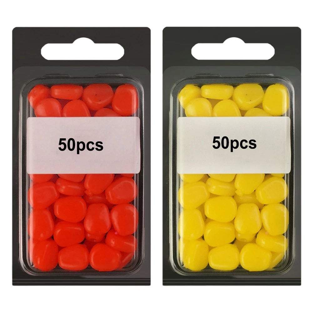 Set of 50 Soft Corn Lures for Fishing