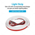 1.8M Dynamic LED DRL Car Hood Light Strip for Universal Fit