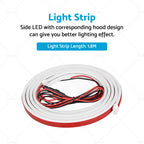 1.8M Dynamic LED DRL Car Hood Light Strip for Universal Fit