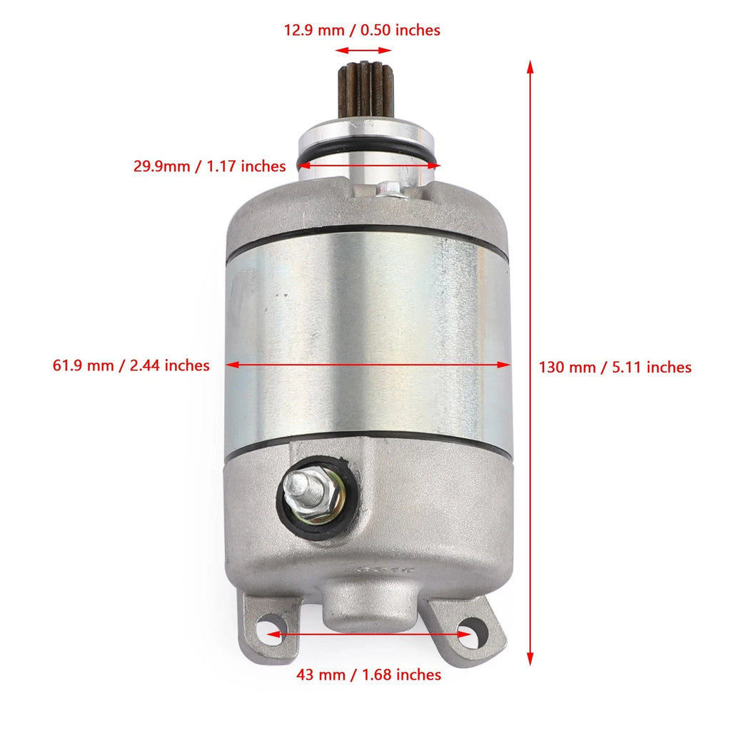 Starter for Honda ATV TRX450ER Sportrax Fourtrax (2006–2014) 31200-HP1-601