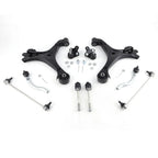 8x Front Lower Control Arms Sway Bar Tie Rods Kit for Honda Civic (2012–2015)