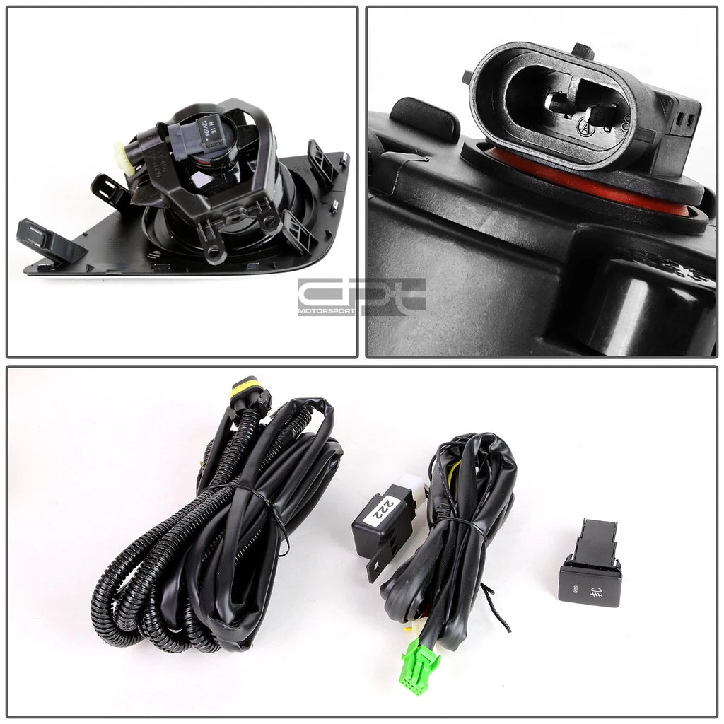 Fog Light Lamp + Switch for Toyota Corolla E170 (2014–2016) Smoked Lens