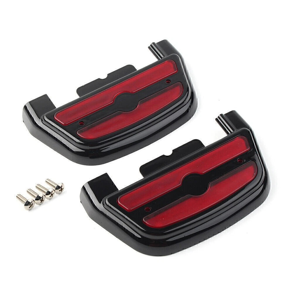 Passenger Footboard Floorboard Cover LED Light for Harley Touring Road King (2014–2023)