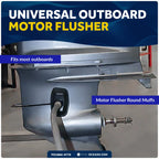Outboard Motor Flusher Muffs & Gear Oil Pump Set for Universal