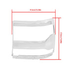 Headlight for Chevy Silverado 1500 (2016–2018) Chrome Trim Bezel Cover