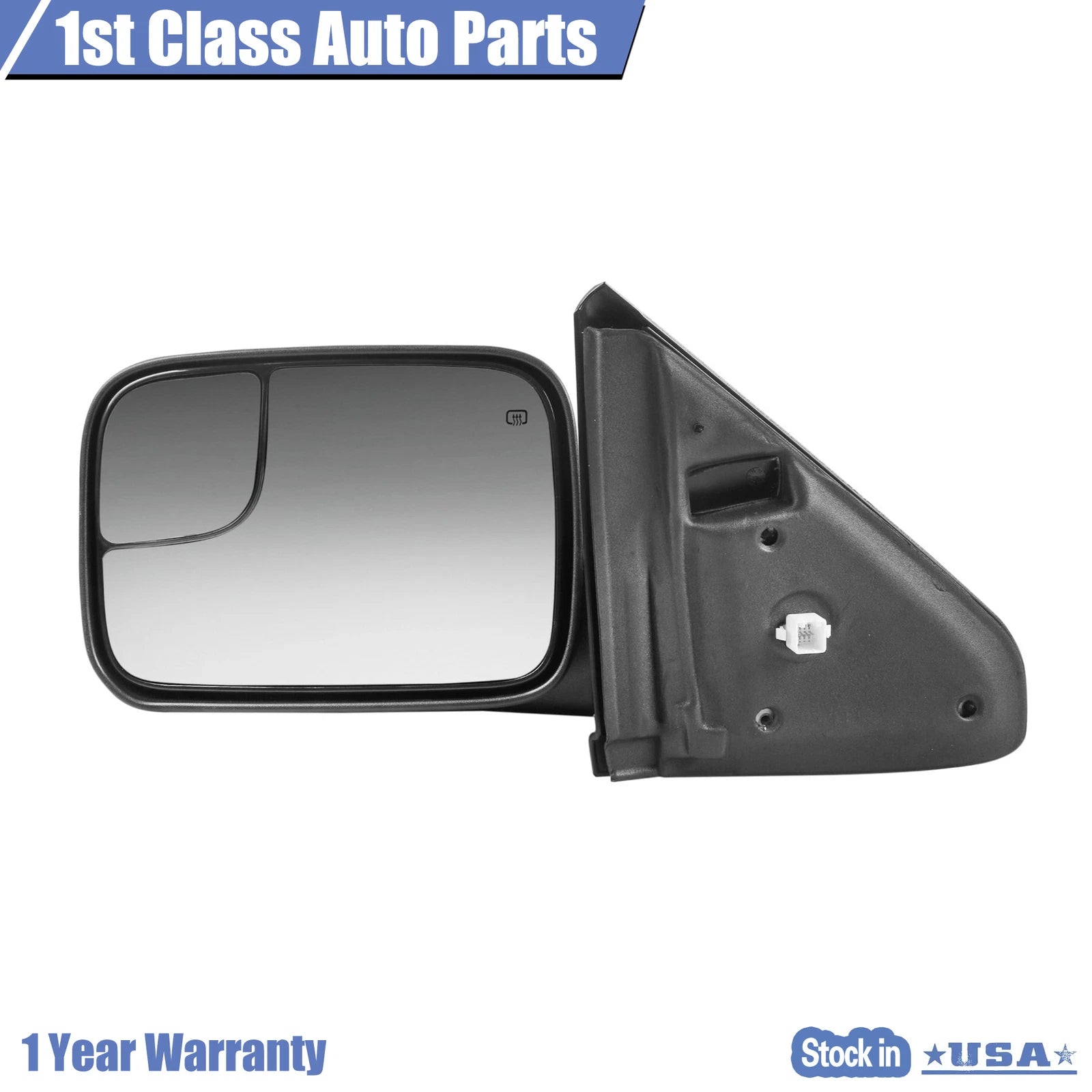 Left Power Heated Towing Mirror for Dodge Ram 1500 2500 3500 (2002–2009)