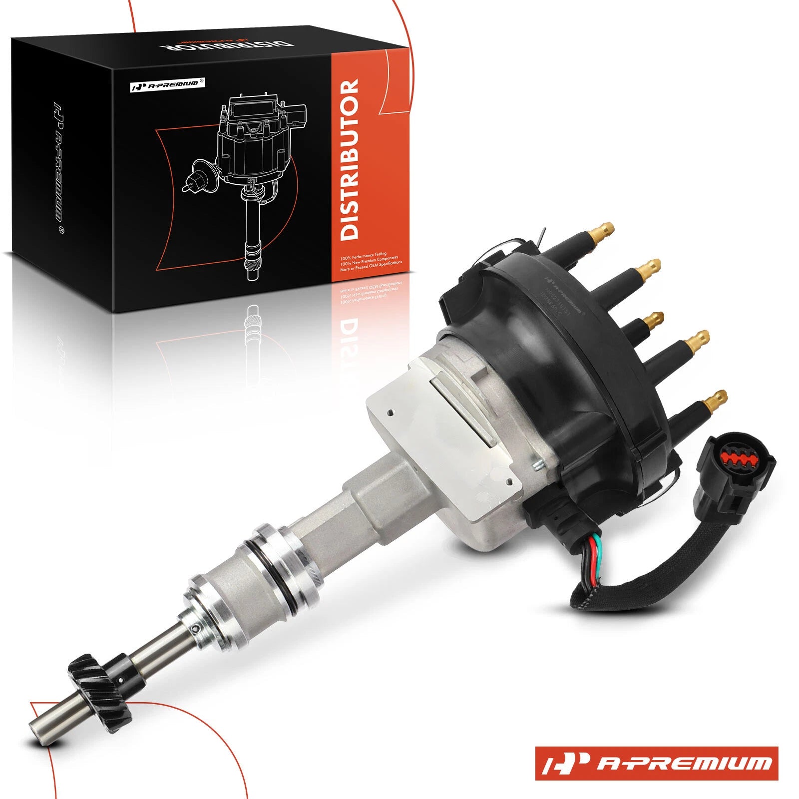 Ignition Distributor with Cap & Rotor for Ford F-250 F-350 F-600 F-800