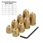 8PCS Spoke Balance Weight for Honda Suzuki Super Moto (Metric Cruisers)