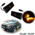 Set of 2 Amber LED Front Side Marker Lights for Benz G500 G550 G63 G65 AMG