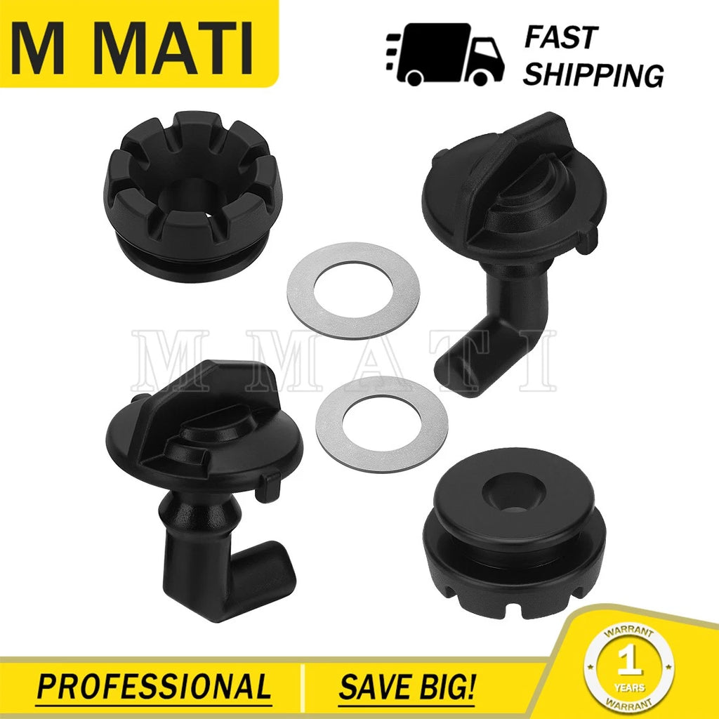 2X Black 1/4 Turn Body Hood Latch & Grommet for Polaris RZR 900 XP 2011–2013