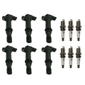 6X Ignition Coil & Spark Plugs for Jeep Liberty Dodge Ram Chrysler Aspen (2002–2012) UF270