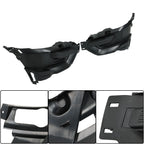 2X Black Fog Light Cover Trims for Ford Explorer (2020–2022)