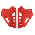 2X CNC Red Rear Foot Rest Peg Heel Guard Cover for Kawasaki Z900 (2017–2019)