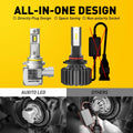 AUXITO 9005 LED Headlight Bulbs for