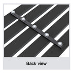 Chrome Wide Rivet Billet Grille Insert for Nissan Pickup (1986-1997)