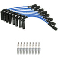 NGK Wire Set & 8 Ruthenium HX Spark Plugs for Silverado 3500 (2001–2007)