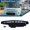 Dashboard Cover Mat for Suzuki Every DA17V (2015–2024) Black Blue Set of 1