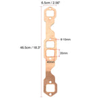 2X Exhaust Manifold Gasket for Chevy 327 305 350 383 (Square Port)