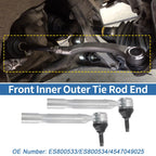 2pcs Front Outer Tie Rod End Links for Lexus RX350 RX450h (2007–2022) No. ES800533/ES800534