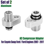 Coyote Swap AC Compressor Adapter Fittings Kit for Ford (2007–2017)