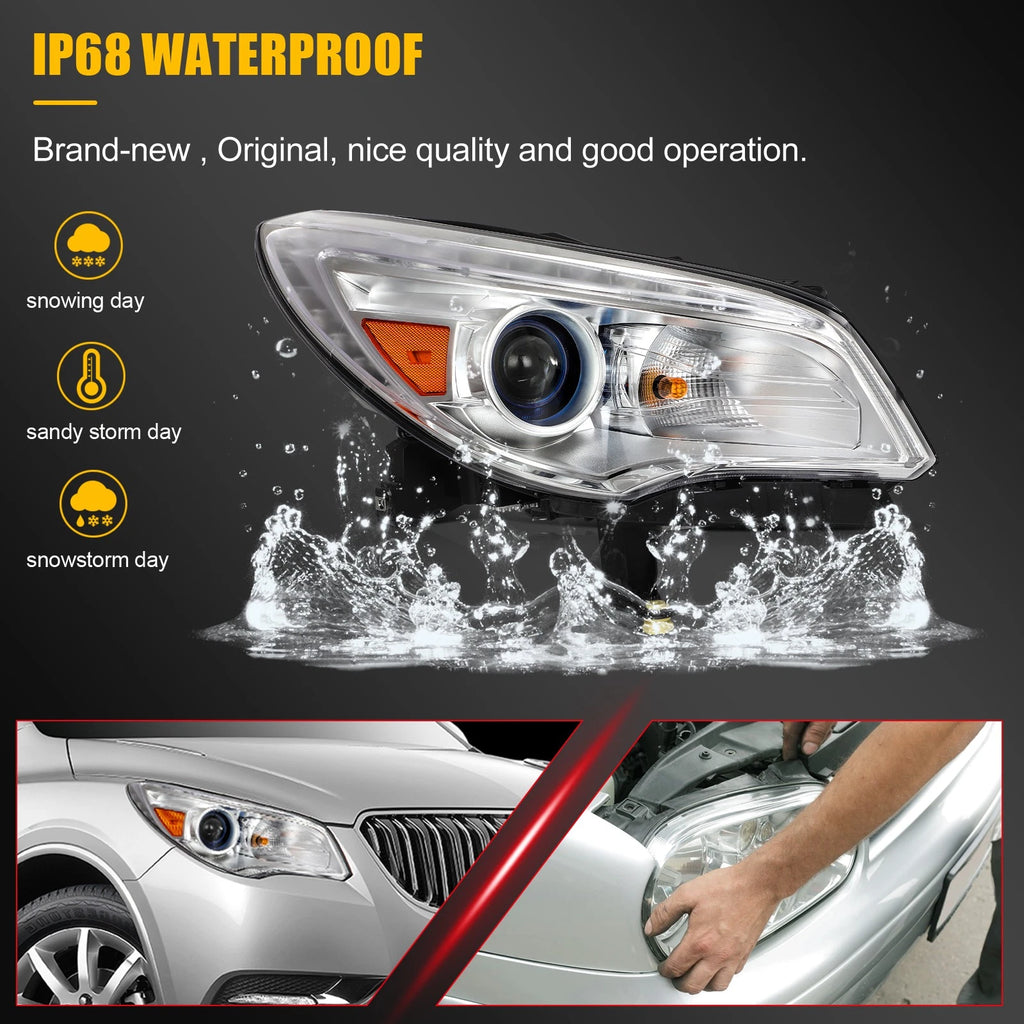 Right Side LED Headlight Assembly for Buick Enclave (2013–2017)
