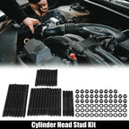 Black Metal Cylinder Head Stud Kit for Chevy BBC 454