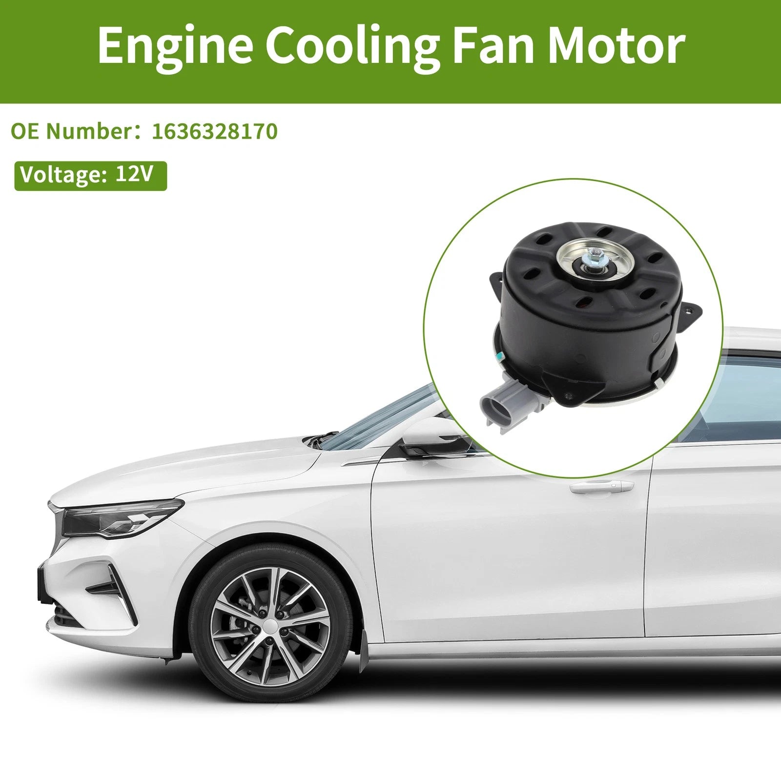 Engine Cooling Fan Motor No. 1636328170 for Toyota Camry (2004–2006)