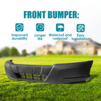 Front Bumper for Ford Transit (2015–2019) Black Plastic