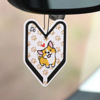 Hanging Air Freshener for Car Office - Treefrog Wakaba Young Leaf Classic