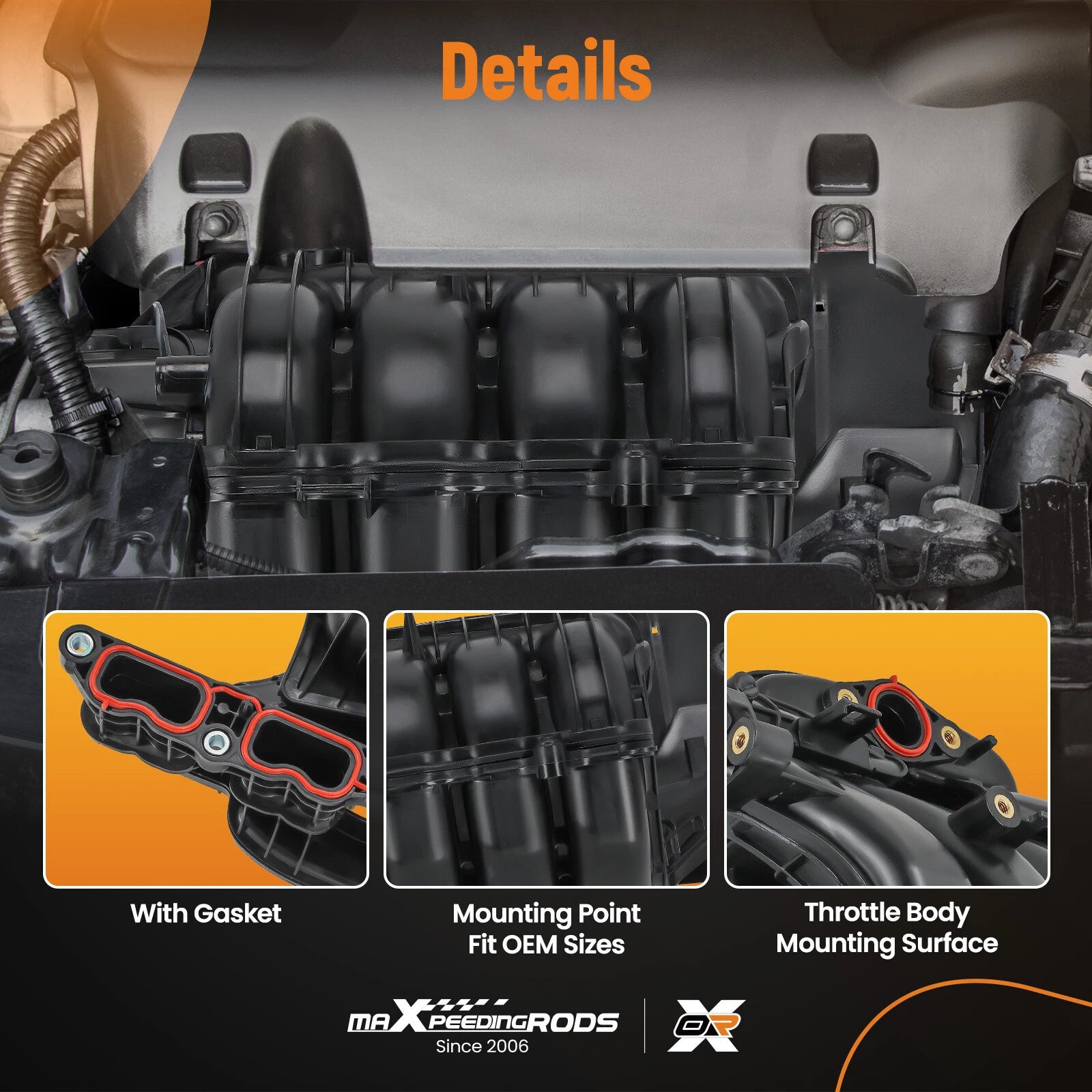 Engine Intake Manifold for Toyota Corolla 2019-2023