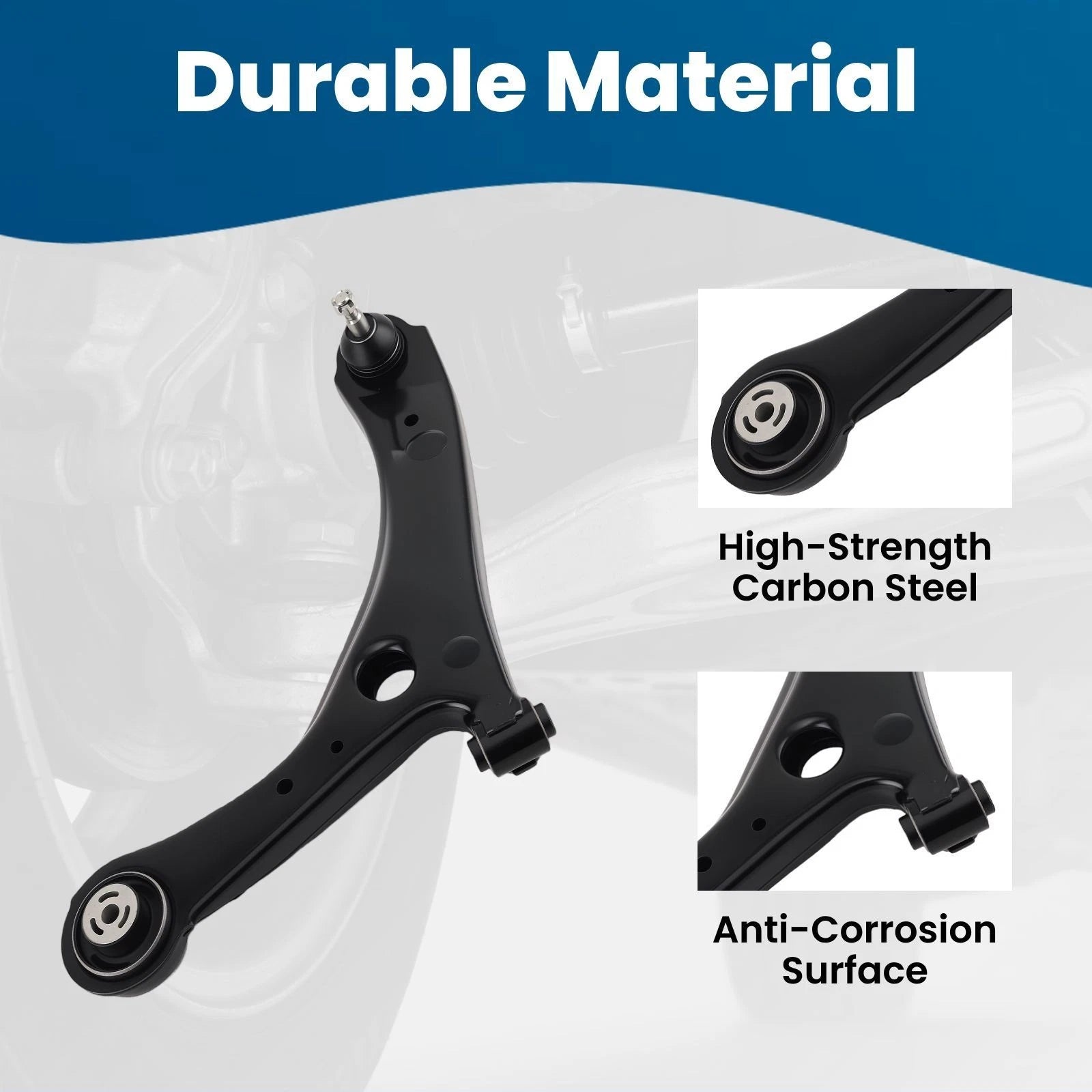 Driver Side Lower Control Arm with Ball Joint for Dodge Grand Caravan (2008–2020)
