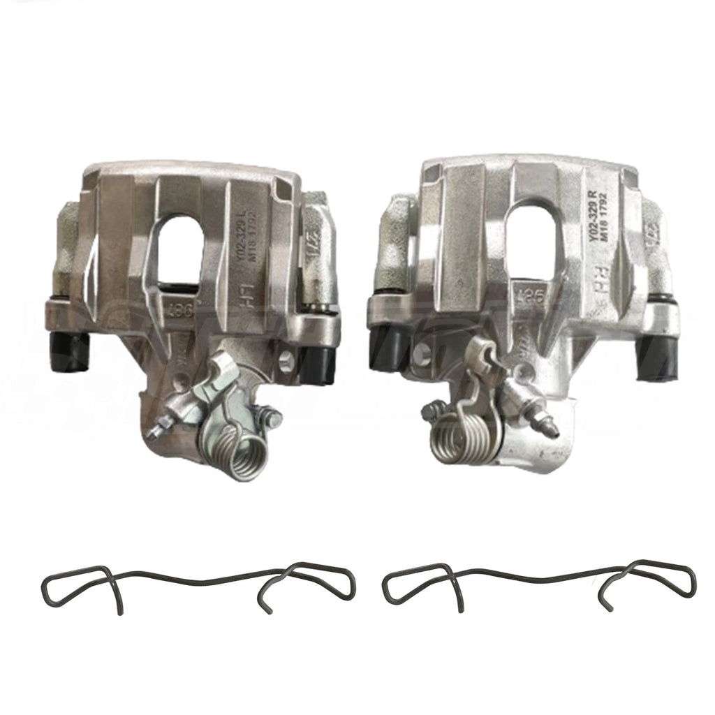 2X Rear Brake Calipers w/ Bracket for Ford Ecosport (2018–2022), Focus (2012–2018)