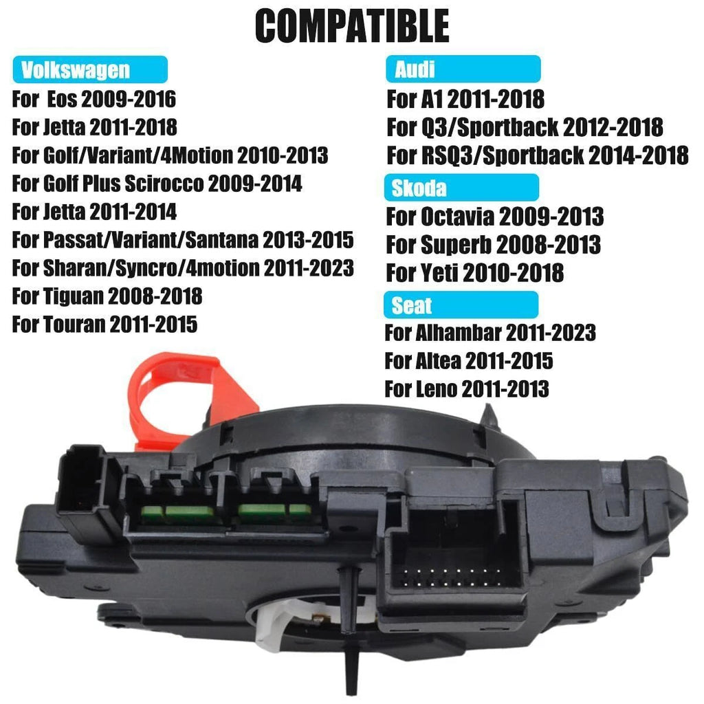 Clock Spring for Volkswagen Golf Jetta Passat Tiguan (2006–2019) 5K0953569AL/H