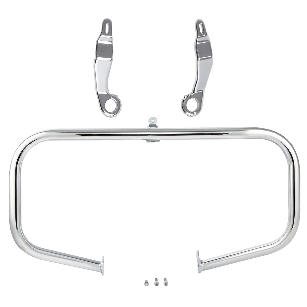 Chrome Engine Guard Bar Fairing Support Bracket for Harley Road Glide (2015–2023)