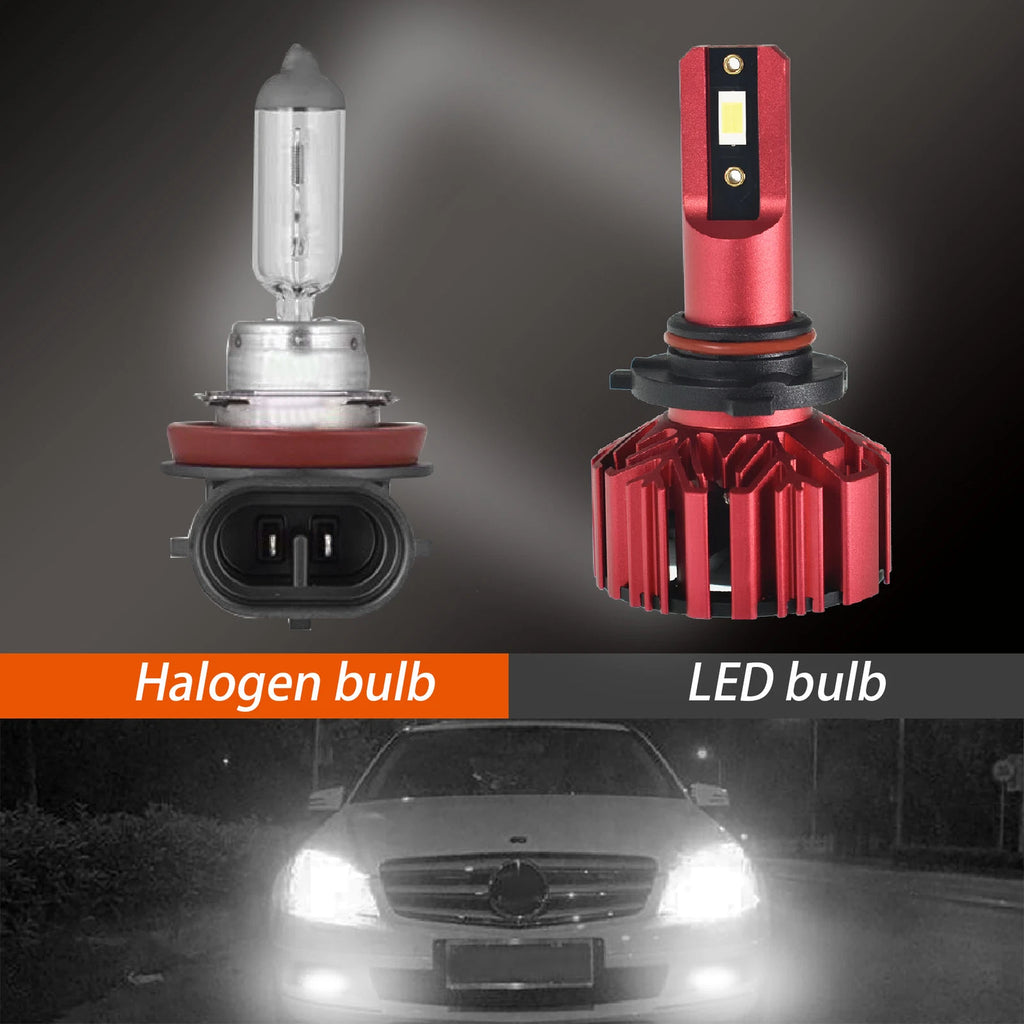 2X LED Headlight Bulbs for