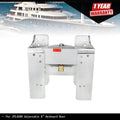 Adjustable Jack Plate for Outboard Boat (6" Polished Aluminum)