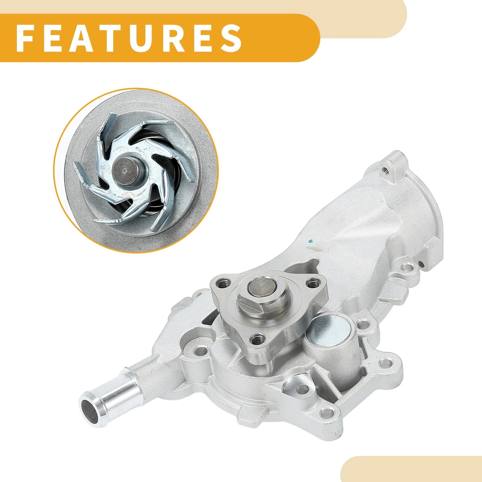 Water Pump for Buick Encore (2013–2021) & Chevrolet Cruze (2011–2016) No. 1334228/25193406