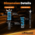 Adjustable Coilovers Suspension for Ford Focus MK3 (2011-2017)