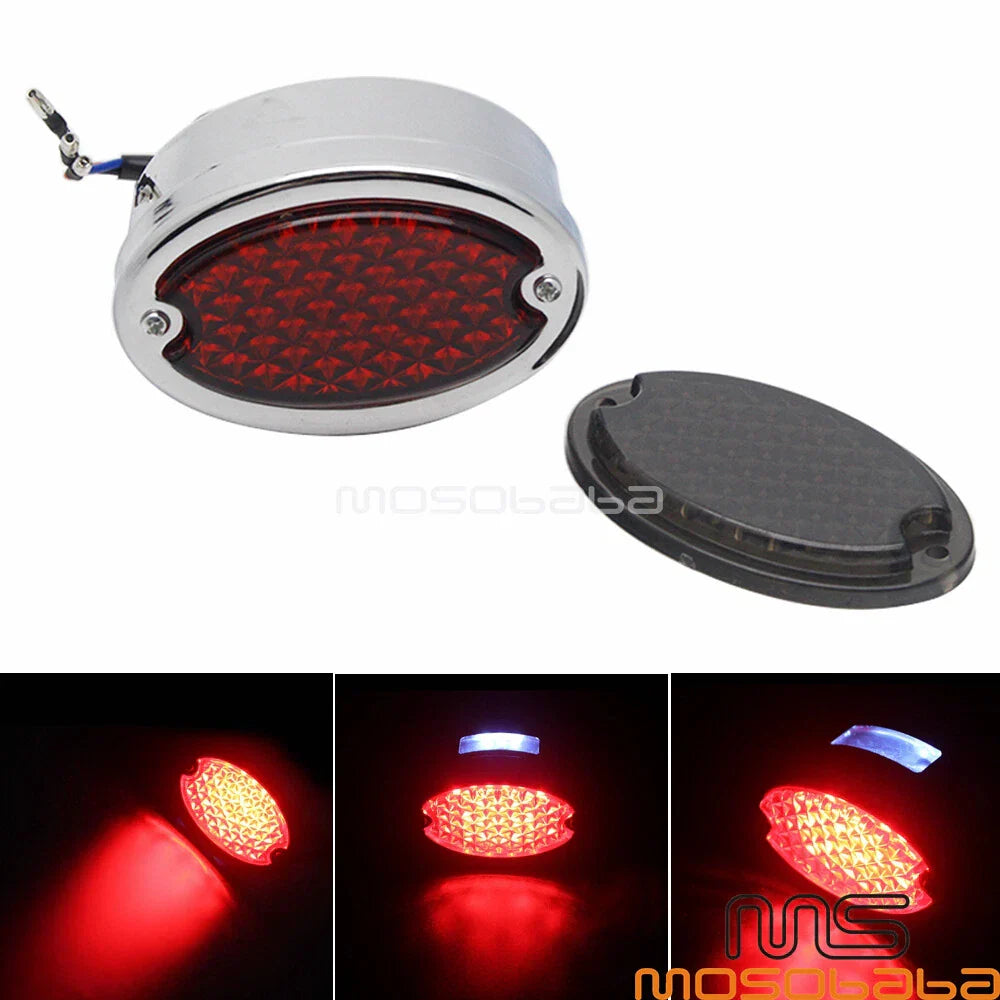 LED Cat Eye Tail Brake Light for Harley Dyna Chopper Bobber (2006-2023)
