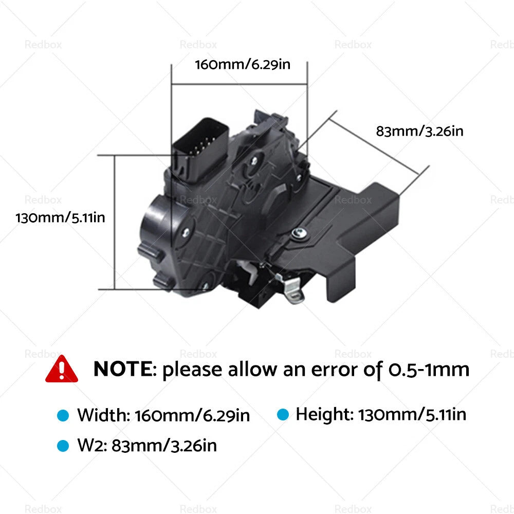 Front Right Door Lock Actuator for Land Rover Range Rover Evoque (2012–2020)