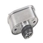 Finned Oval Air PCV Breather for - Polished Aluminum