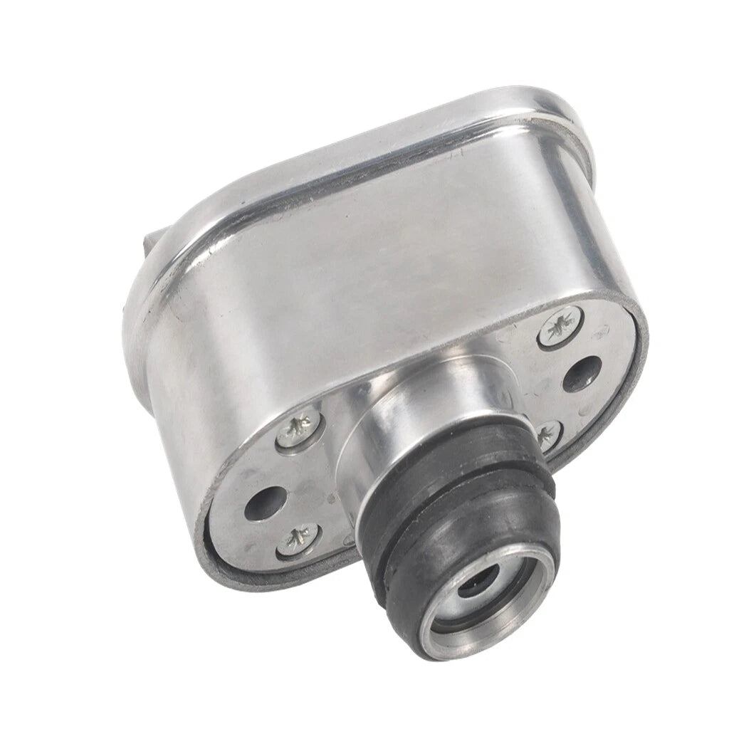 Finned Oval Air PCV Breather for - Polished Aluminum