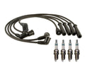 Denso 7mm Wire Set & 4 Iridium Power Spark Plugs for Ford Probe (1989–1992)