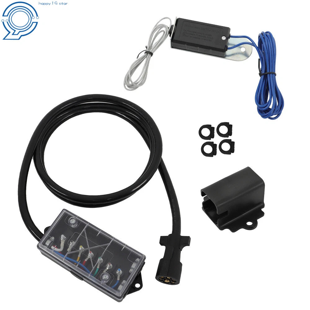 7 Way Trailer Cord Wiring Harness Kit for Various Models (8 Ft)
