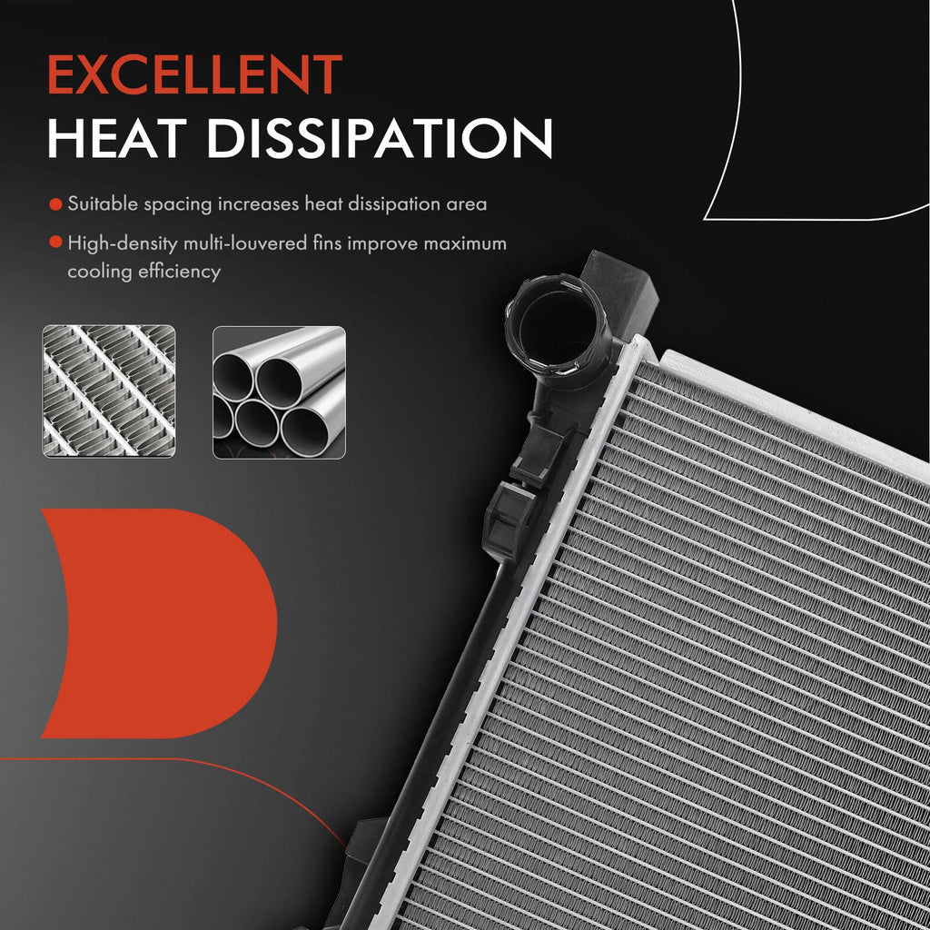 Radiator with Oil Cooler for Mercedes-Benz R171 R172 CLK350 SLK350 (2008–2009)