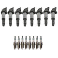Set of 8 Ignition Coils & Iridium Spark Plugs for BMW E60 E63 E65 V8