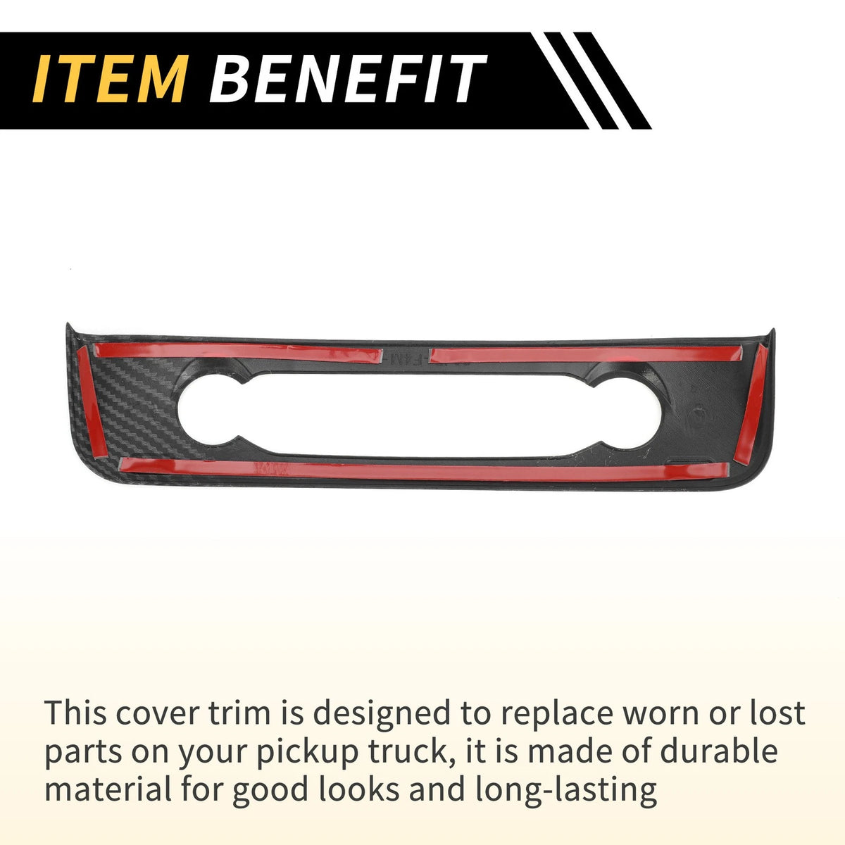 Carbon Fiber Navigation Adjustment Button Panel for Ford Maverick (2022–2024)